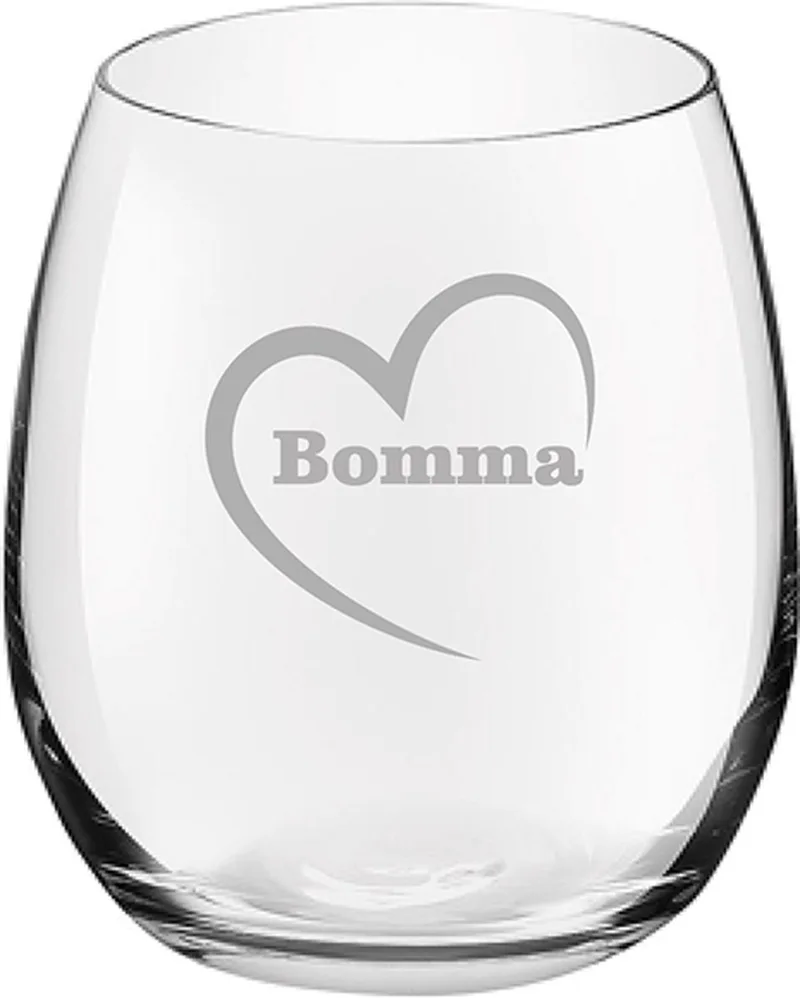 Drinkglas gegraveerd - 39cl - Bomma-hartje van Royal Leerdam in Bomma met hartje – productfoto