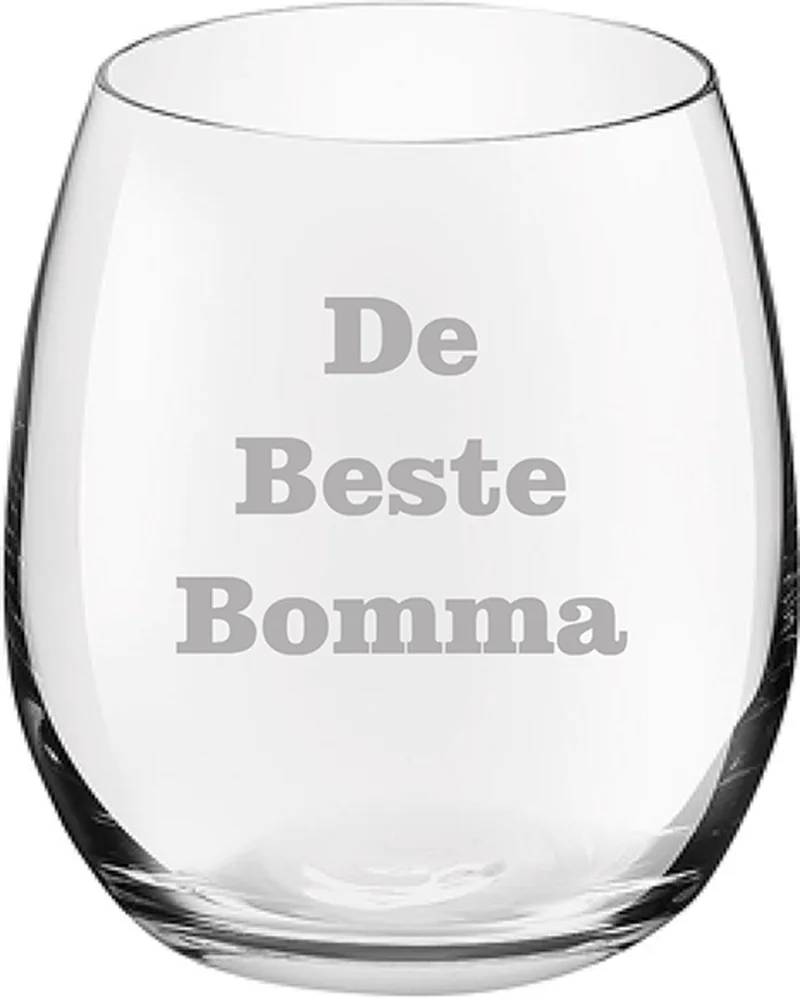Drinkglas gegraveerd - 39cl - De van Royal Leerdam in Beste Bomma – productfoto