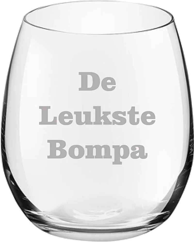 Drinkglas gegraveerd - 39cl - De van Royal Leerdam in Leukste Bompa – productfoto