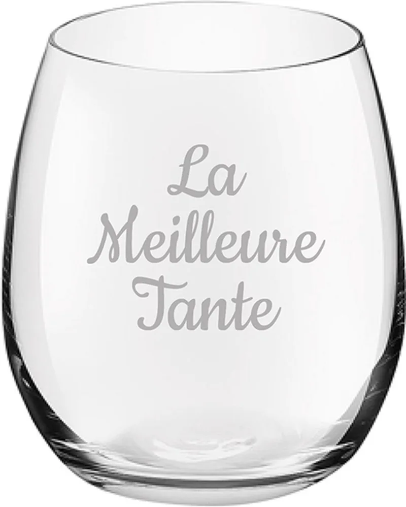 Drinkglas gegraveerd - 39cl by Royal Leerdam in La Meilleure Tante – product photo