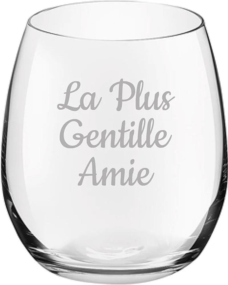 Drinkglas gegraveerd - 39cl från Royal Leerdam i La Plus Gentille Amie – produktbild