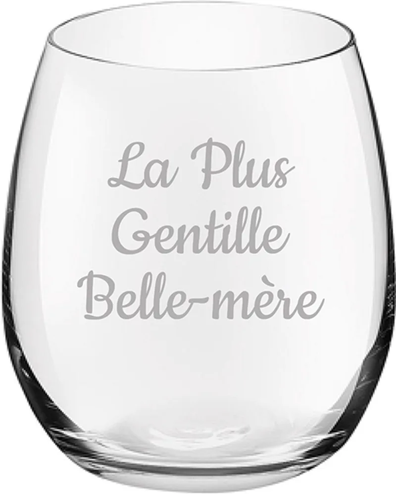 Drinkglas gegraveerd - 39cl von Royal Leerdam in La Plus Gentille Belle-mère – Produktfoto
