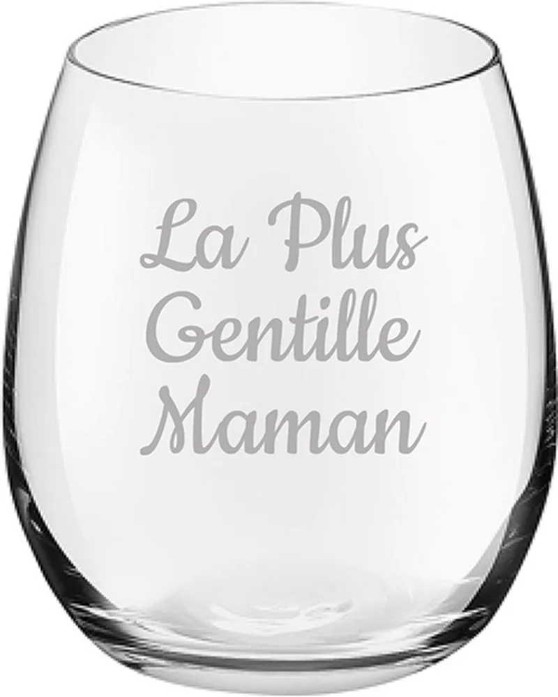 Drinkglas gegraveerd - 39cl von Royal Leerdam in La Plus Gentille Maman – Produktfoto