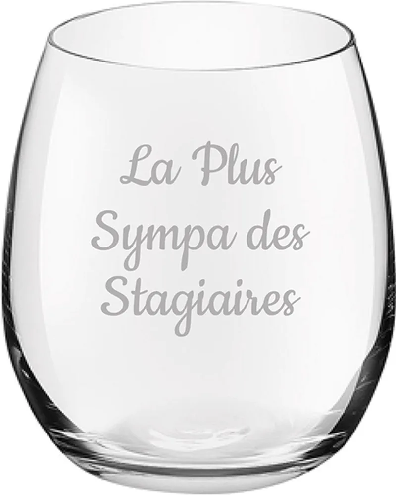 Drinkglas gegraveerd - 39cl by Royal Leerdam in La Plus Sympa des Stagiaires – product photo