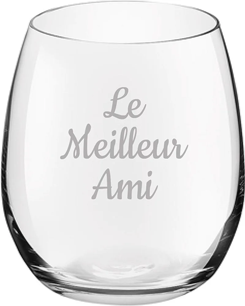 Drinkglas gegraveerd - 39cl de Royal Leerdam en Le Meilleur Ami – photo produit