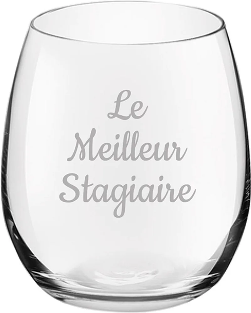 Drinkglas gegraveerd - 39cl fra Royal Leerdam i Le Meilleur Stagiaire – produktbillede