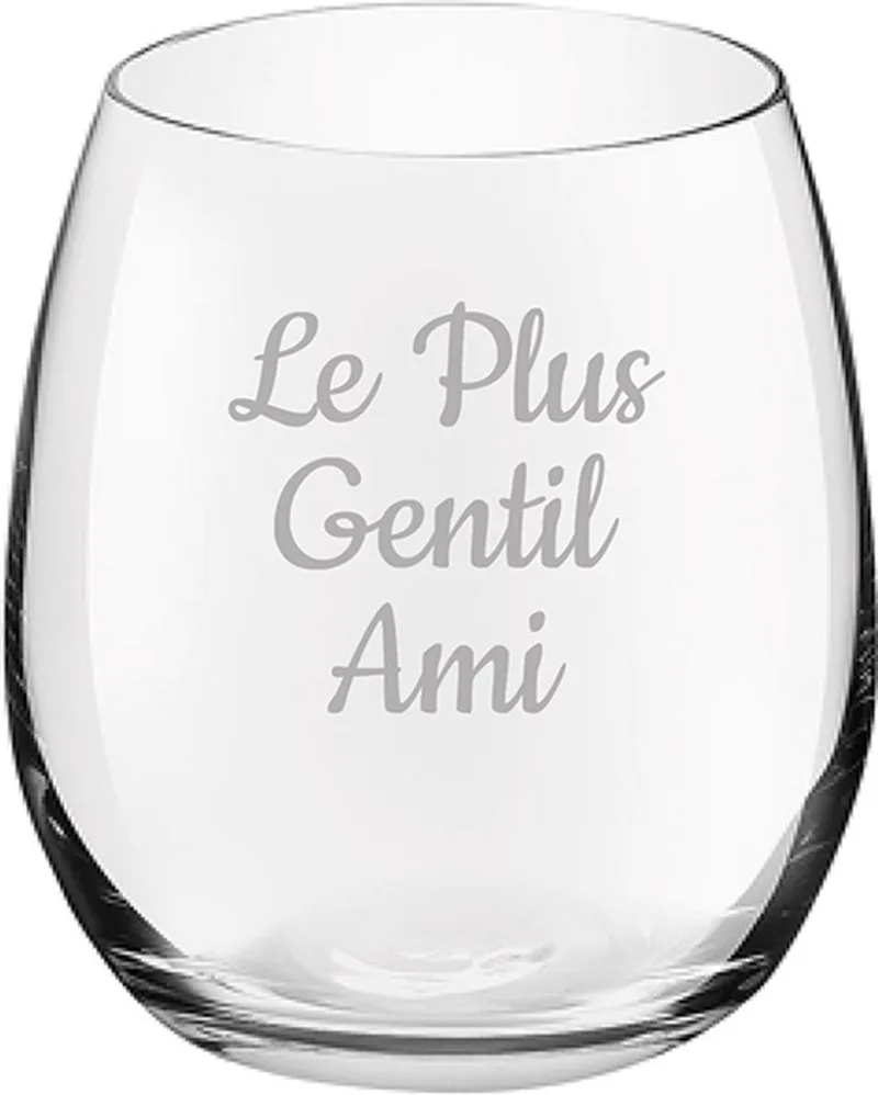 Drinkglas gegraveerd - 39cl by Royal Leerdam in Le Plus Gentil Ami – product photo