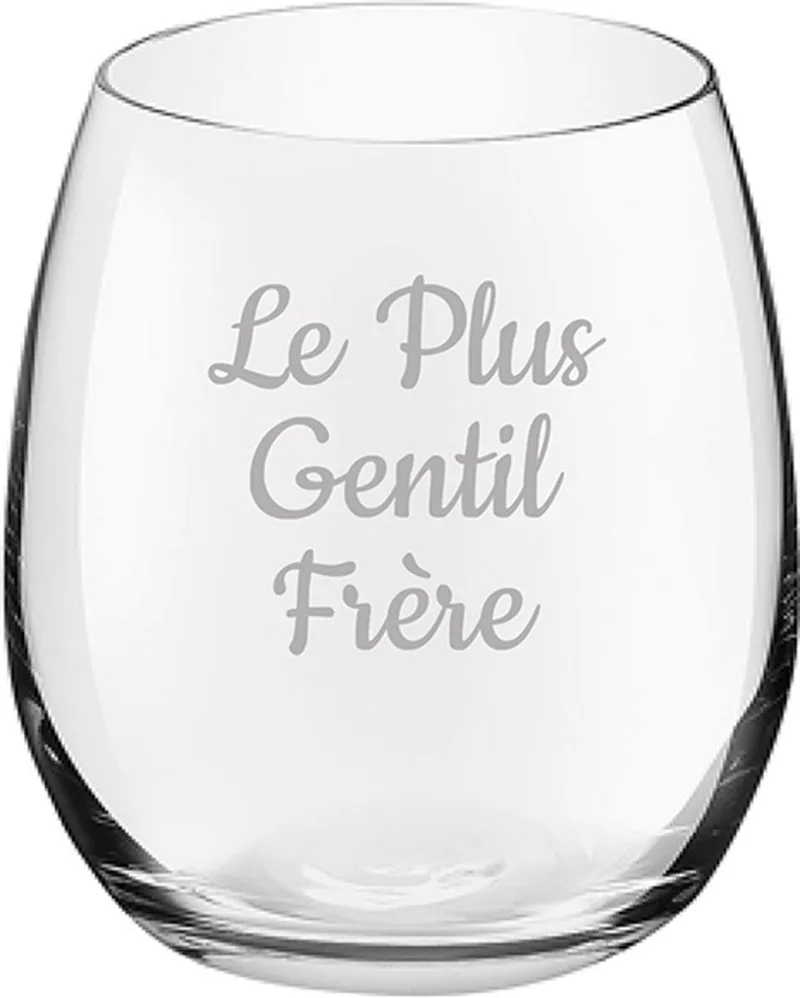 Drinkglas gegraveerd - 39cl by Royal Leerdam in Le Plus Gentil Frère – product photo