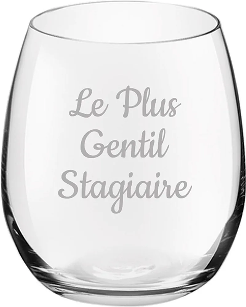 Drinkglas gegraveerd - 39cl by Royal Leerdam in Le Plus Gentil Stagiaire – product photo
