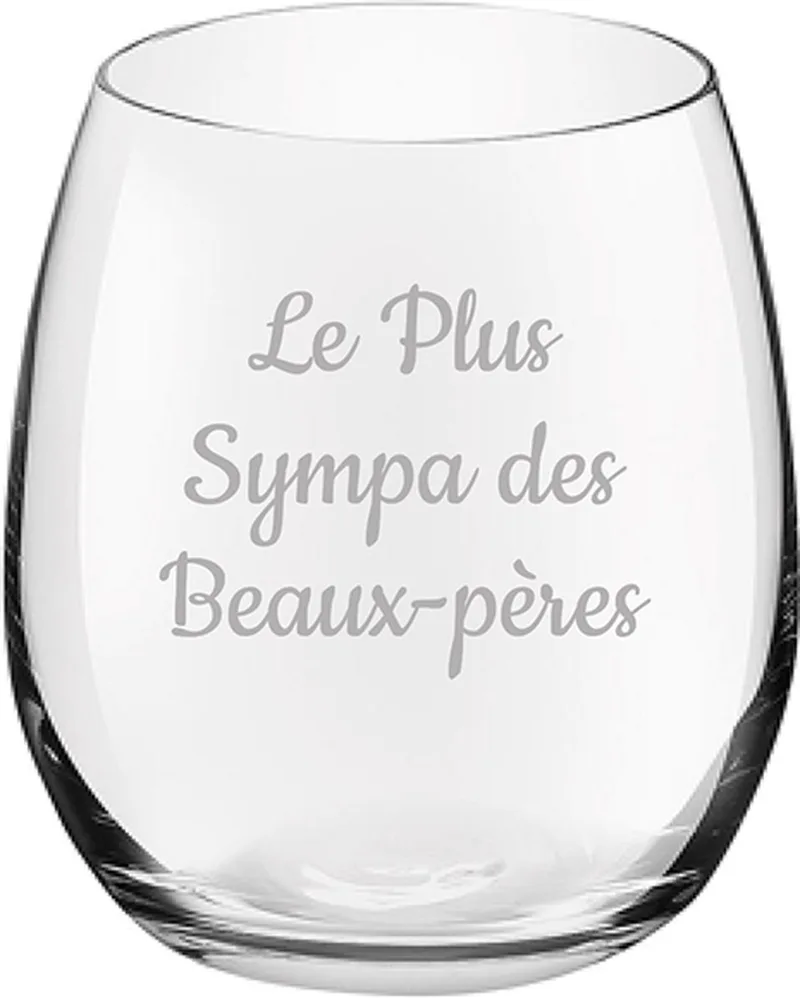 Drinkglas gegraveerd - 39cl by Royal Leerdam in Le Plus Sympa des Beaux-pères – product photo
