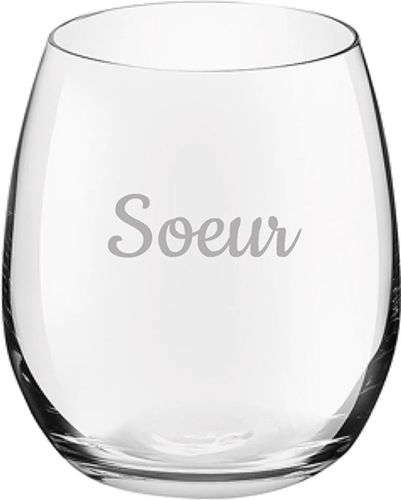 Drinkglas gegraveerd - 39cl by Royal Leerdam in Soeur – product photo