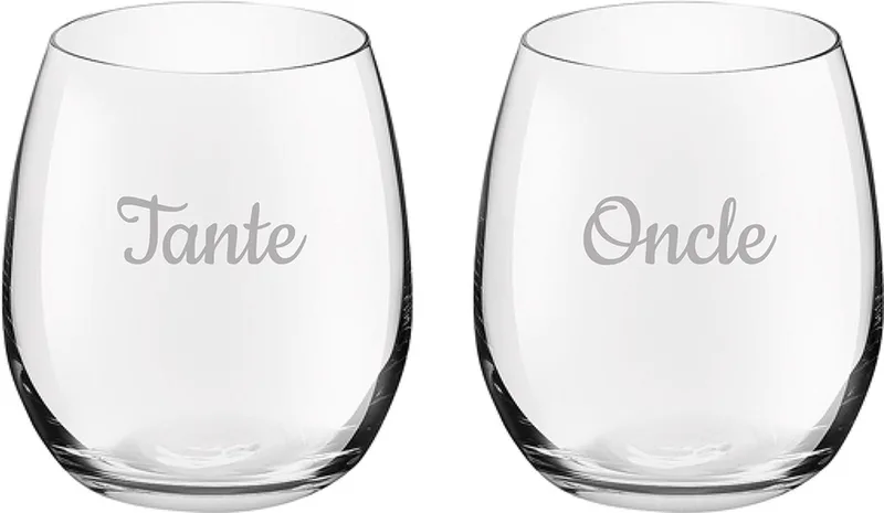 Drinkglas gegraveerd - 39cl - Tante & Oncle by Royal Leerdam in Tante & Oncle – product photo