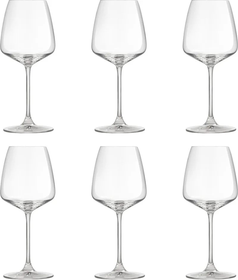 Experts Collection Wijnglazen 43 cl / 430 ml | Set van 6 Stuks | Geschikt voor Rode Wijn | Glas | Vaatwasserbestendig by Royal Leerdam in Transparent – product photo