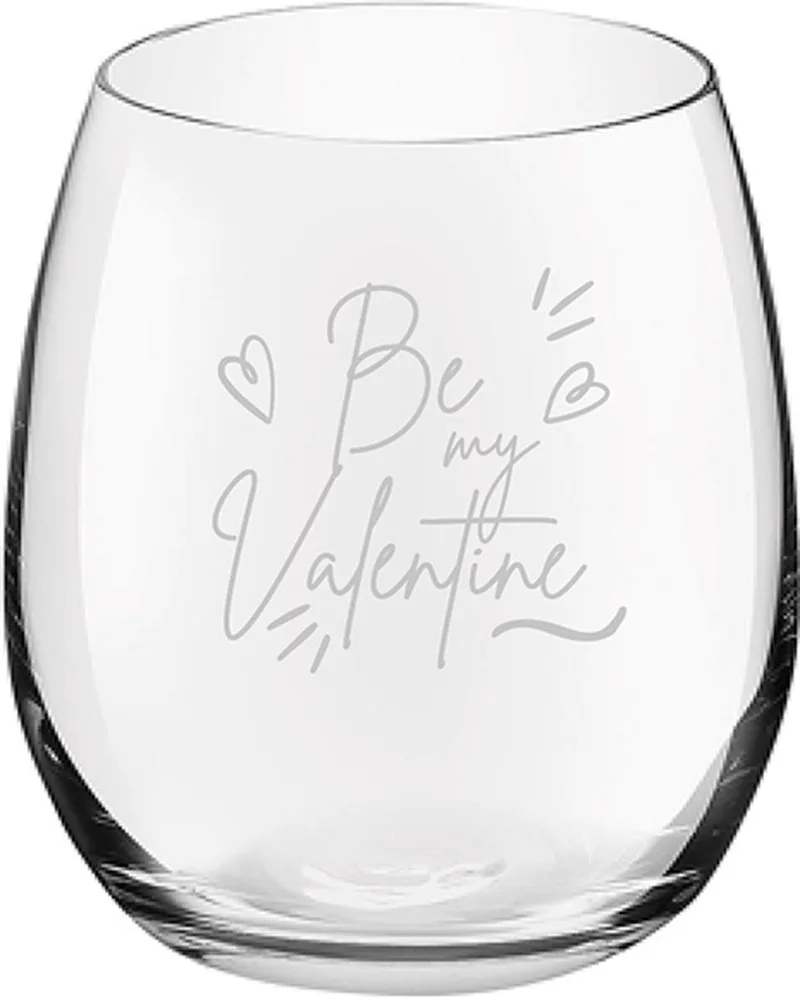 Gegraveerde Drinkglas 39cl von Royal Leerdam in Be my valentine – Produktfoto