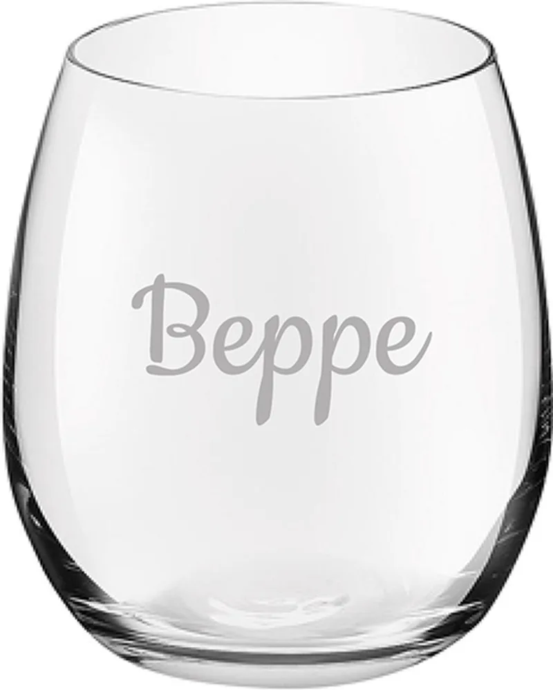 Gegraveerde Drinkglas 39cl de Royal Leerdam en Beppe – photo produit