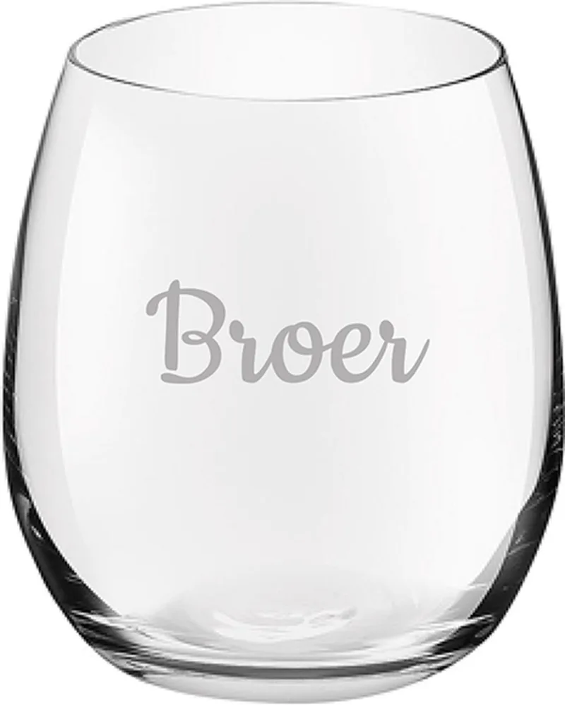 Gegraveerde Drinkglas 39cl by Royal Leerdam in Broer – product photo