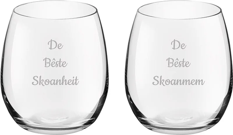 Gegraveerde Drinkglas 39cl De Bêste Skoanheit- De Bêste Skoanmem by Royal Leerdam in Bêste Skoanheit-Bêste Skoanmem – product photo
