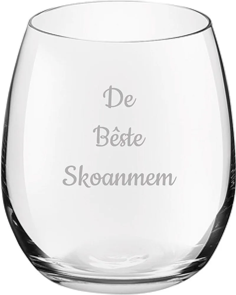Gegraveerde Drinkglas 39cl De von Royal Leerdam in Bêste Skoanmem – Produktfoto