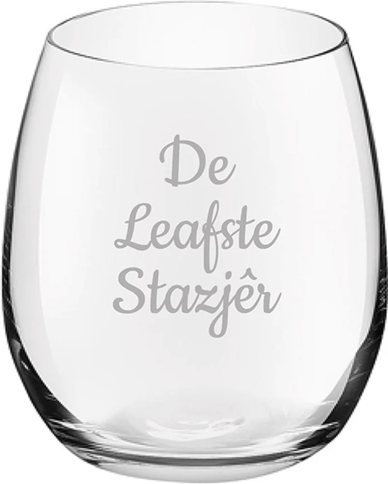 Gegraveerde Drinkglas 39cl De fra Royal Leerdam i Leafste Stazjêr – produktbillede