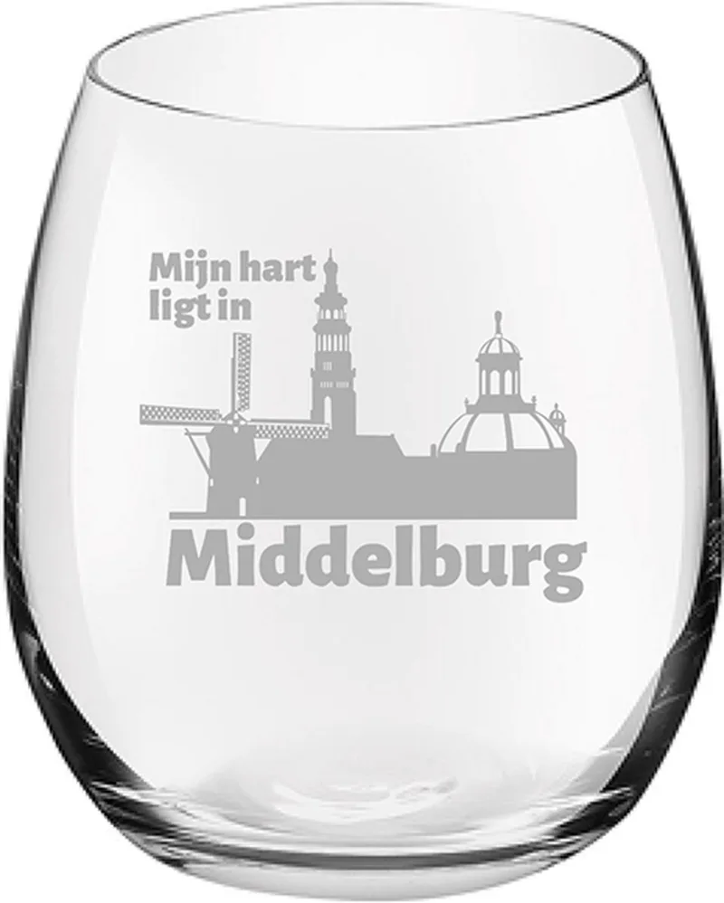 Gegraveerde Drinkglas 39cl by Royal Leerdam in Middelburg – product photo