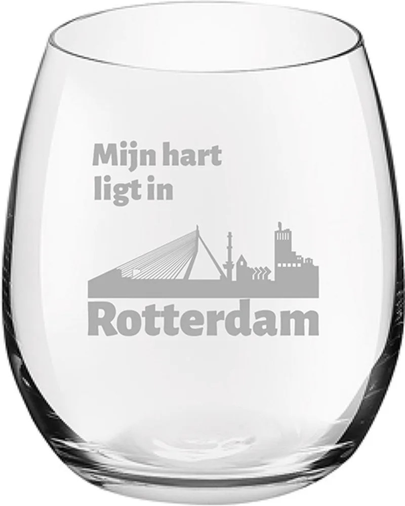 Gegraveerde Drinkglas 39cl från Royal Leerdam i Rotterdam – produktbild