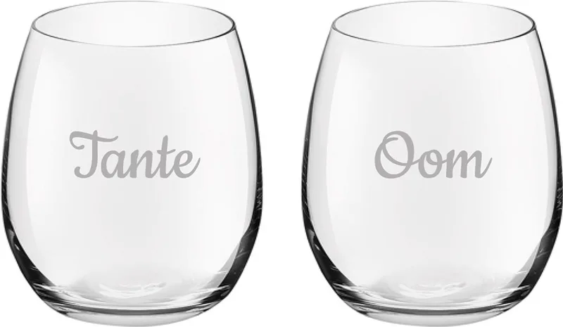 Gegraveerde Drinkglas 39cl Tante & Oom by Royal Leerdam in Tante-Oom – product photo