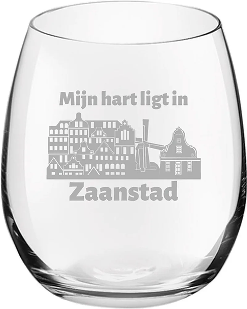 Gegraveerde Drinkglas 39cl fra Royal Leerdam i Zaanstad – produktbillede