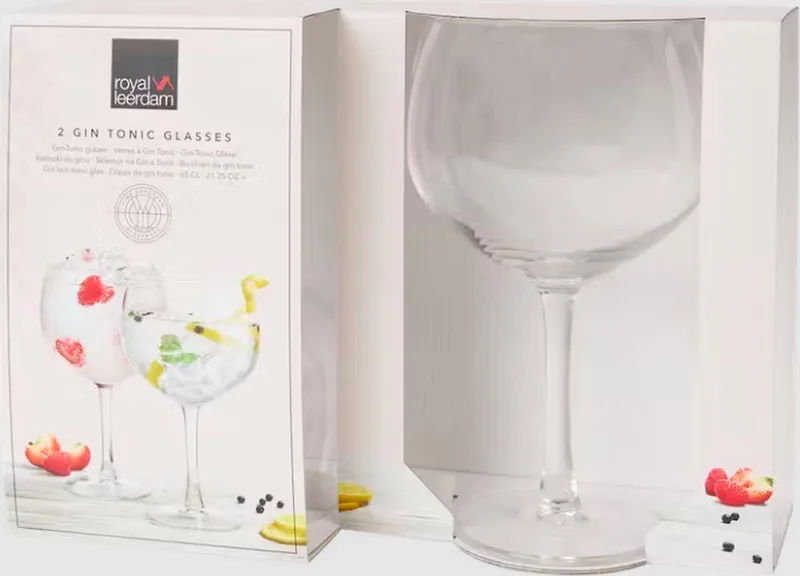 Gin Tonic glazen - 650 ml - set van 2 by Royal Leerdam in Transparent – product photo