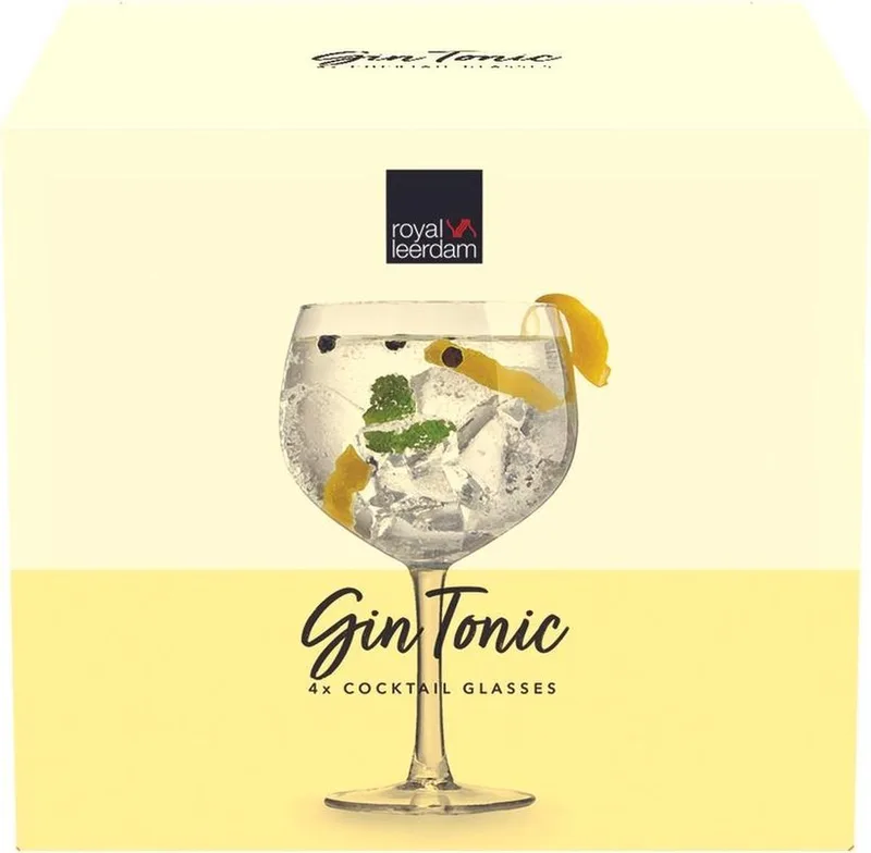Gin-tonic glazen - 65cl - 4 stuks von Royal Leerdam in Transparent – Produktfoto