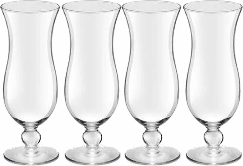 grote Cocktailglazen Hawaii - 12x stuks - glas - 440 ml - Pina Colada en meer by Royal Leerdam in Transparent – product photo