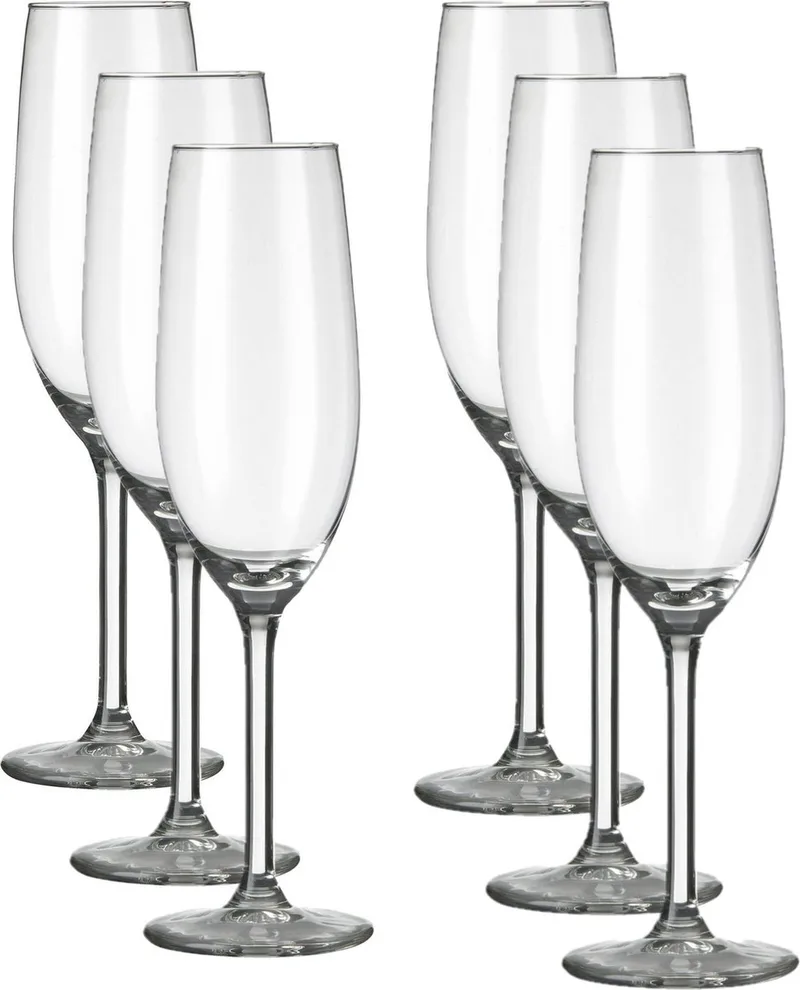 L Esprit du Vin Champagneglas 21 cl - 6 stuks by Royal Leerdam in Transparent – product photo