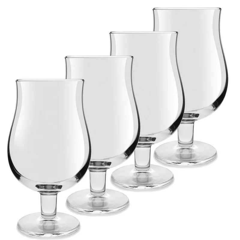 Speciaal bierglazen/tulpglazen - 18x stuks - 400 ml Mainz - Bierglas från Royal Leerdam i Transparent – produktbild