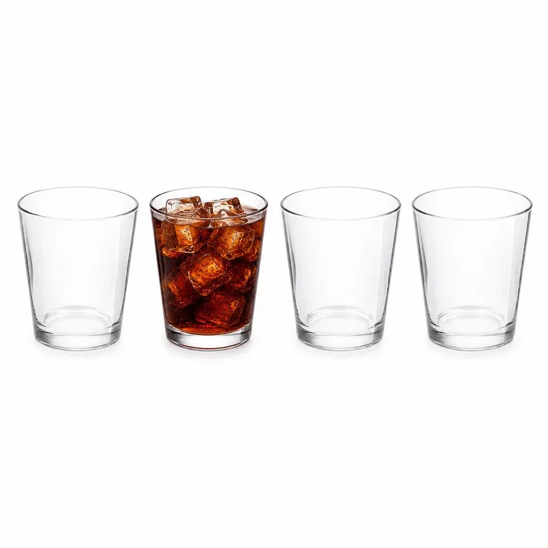 waterglazen / sapglazen - 12x - gehard glas - 350 ml - drinkglazen by Royal Leerdam in Transparent – product photo