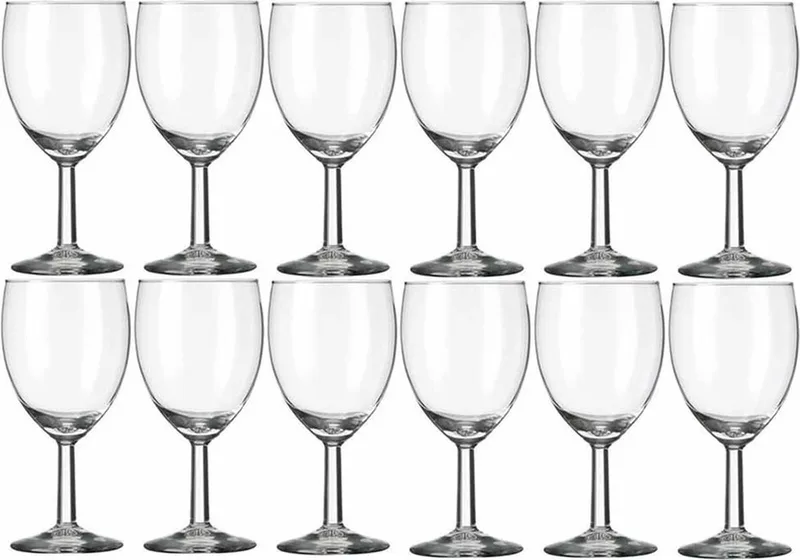 Wijnglazen - 18x stuks - voor witte en rode wijn - 200 ml - Gilde - 20 cl - Wijn drinken - Wijnglazen van glas von Royal Leerdam in Transparent – Produktfoto