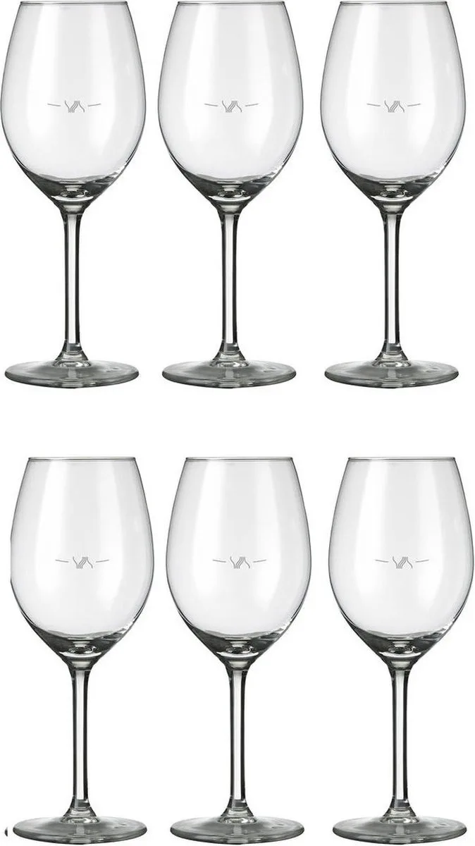 Wijnglazen Esprit - 12x stuks - rode wijn - 410 ml - met maatstreep von Royal Leerdam in Transparent – Produktfoto