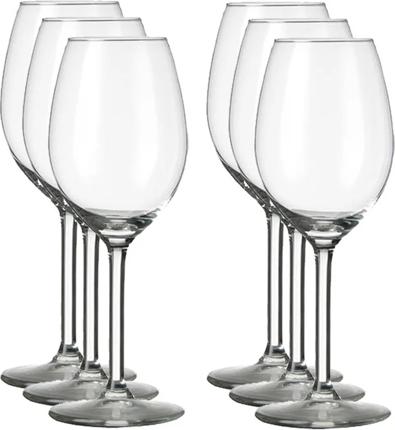 Wijnglazen Esprit - 24x stuks - witte/rode wijn - 250 ml - Wijn drinken - glas by Royal Leerdam in Transparent – product photo