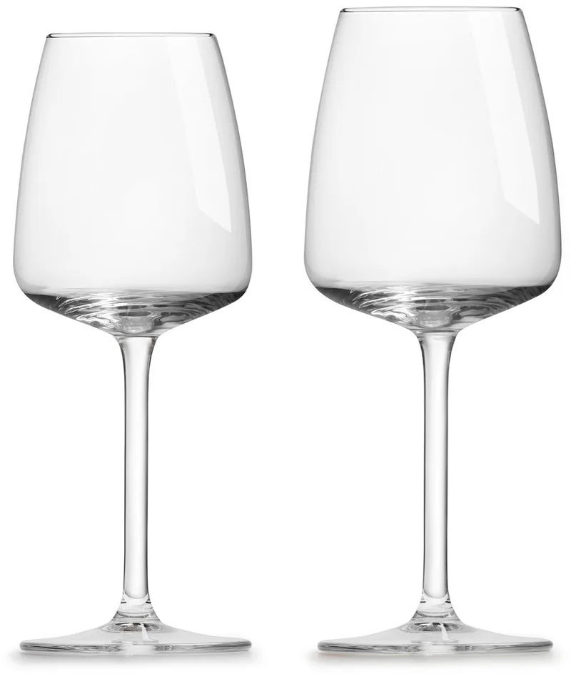 Wijnglazen Set - Grandeur - 31 cl & 43 cl - Rode & Witte wijn - Glazenset - 12 stuks by Royal Leerdam in Transparent – product photo