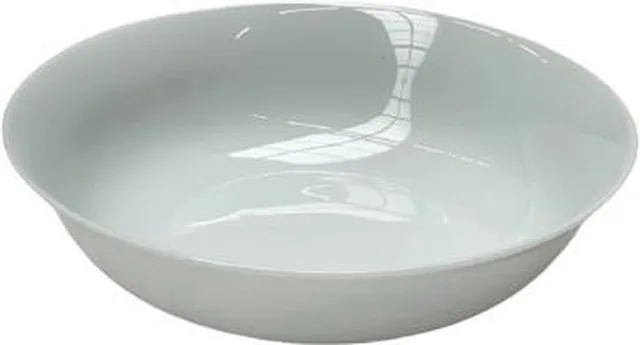 Porselein Witte Salade Schaal - diameter 23 cm