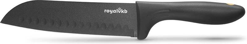 Santoku Mes – Lemmet van 18 cm by Royal VKB in Black – product photo