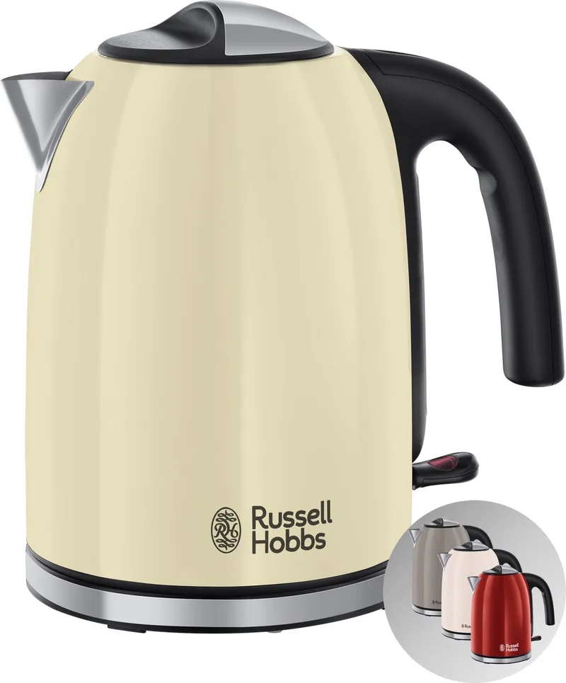 Colours Plus+ 20415-70 - 1.7L Waterkoker - Creme by Russell Hobbs in Cream – product photo