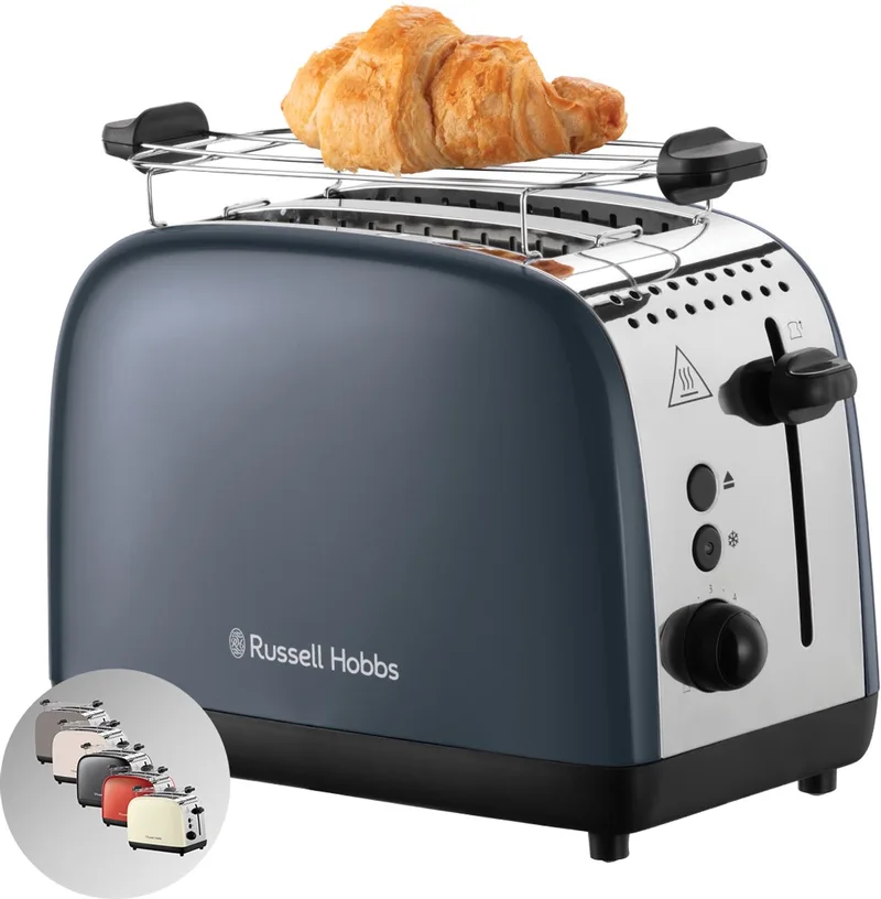 Colours Plus Broodrooster - 26552-56 by Russell Hobbs in Grey – product photo