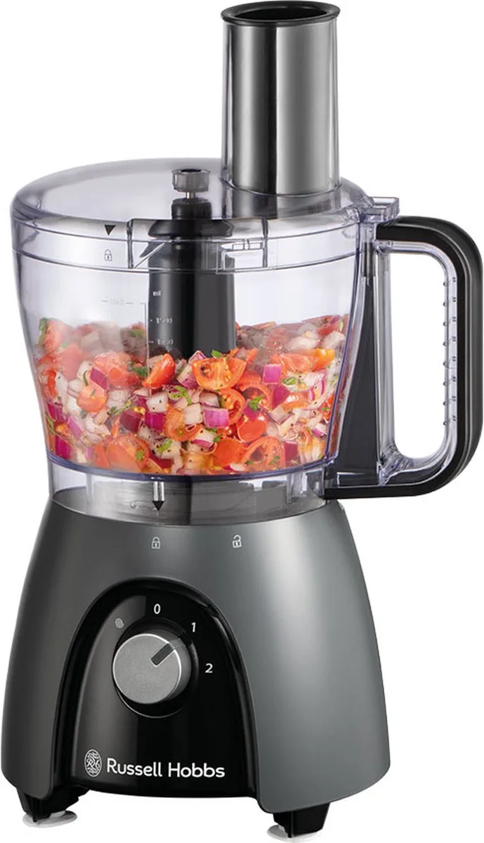 Desire Matte Charcoal Foodprocessor - 27111-56 by Russell Hobbs in Black – product photo