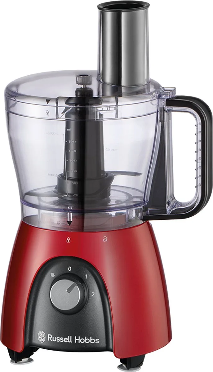Desire Red Foodprocessor - 27110-56 von Russell Hobbs in Rot – Produktfoto
