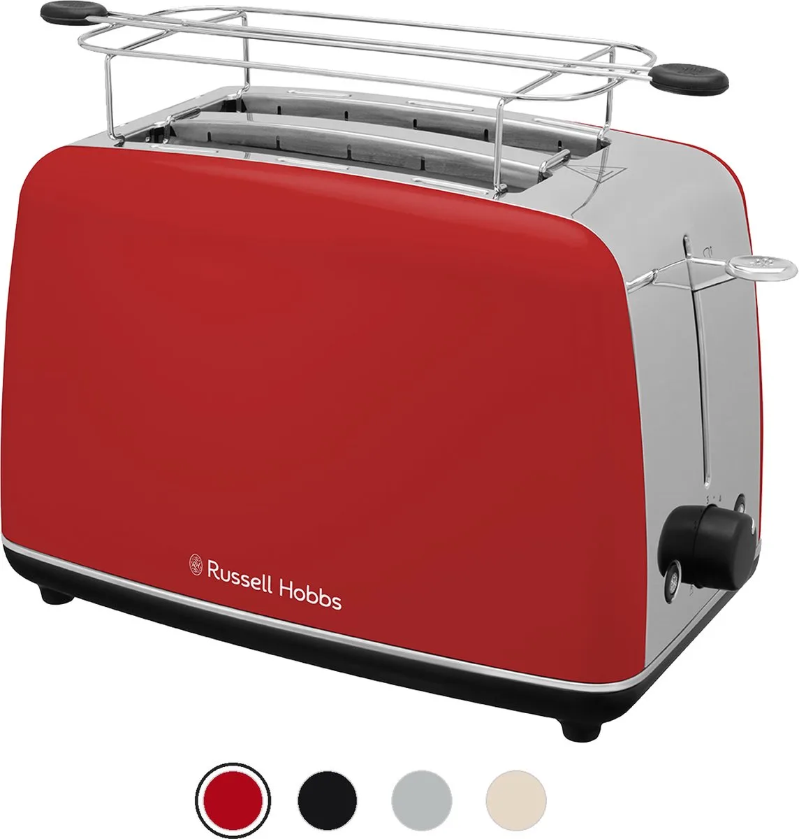 Everyday 2S Broodrooster - 28864-56 by Russell Hobbs in Red – product photo