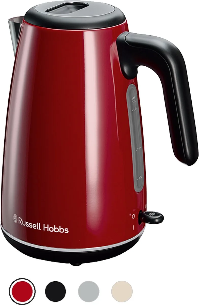 Everyday Waterkoker 1,7L - 28834-70 de Russell Hobbs en Rouge – photo produit