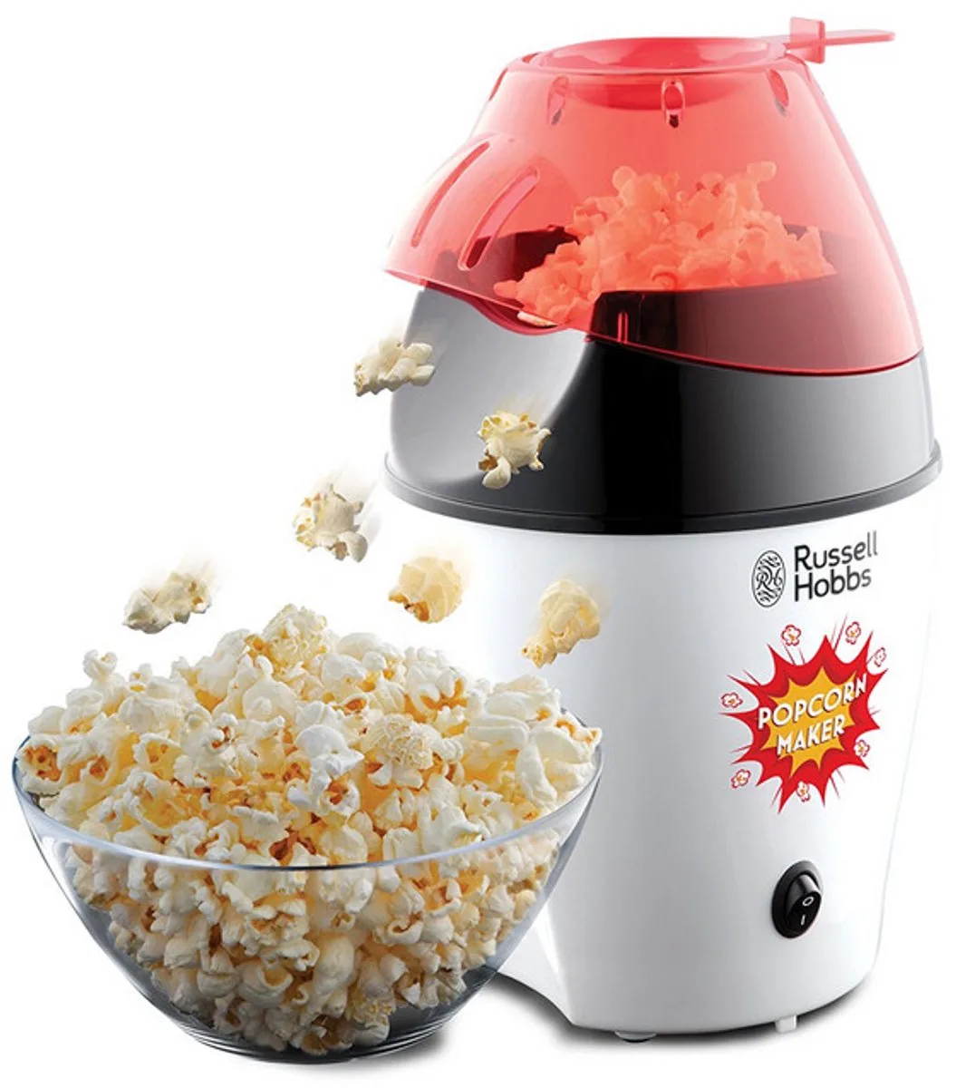 Fiesta Popcorn Maker 1200W - 24630-56 van Russell Hobbs in Zwart – productfoto