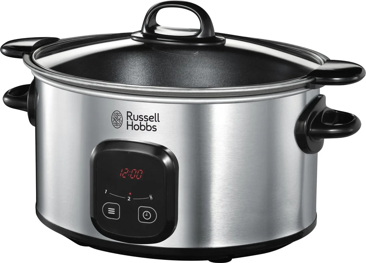MaxiCook 6 liter Searing 22750-56 - Slowcooker fra Russell Hobbs i Rvs – produktbillede