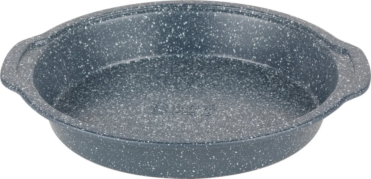 Nightfall Stone Cake Tin – Antiaanbak Rond Bakblik met Handvatten, PFOA-vrije coating Carbonstaal Bakvorm, Gemakkelijk Schoon te Maken 10-Inch Cheesecake Vorm, 26 cm fra Russell Hobbs i Blå – produktbillede