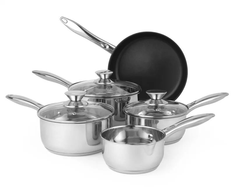 Pannenset 5-delig Classic Collection de Russell Hobbs en Argent – photo produit