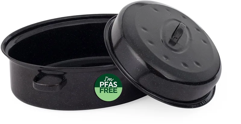 Romano Zelfbedruipende 38cm Stalen Braadpan Deksel/Braadpan de Russell Hobbs en Noir – photo produit